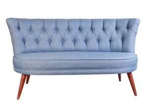 Double Sofa Indigo Blue