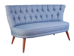 Double Sofa Indigo Blue