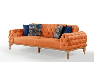 Single Sofa Orange
