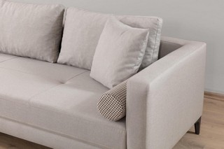 Extandable Corner Sofa Cream