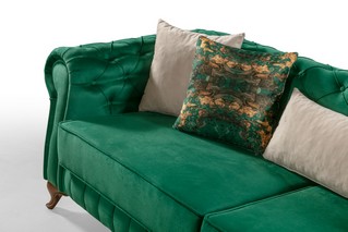 Single Sofa Dark Green