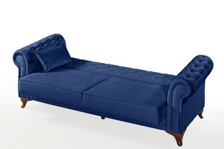 Double Sofa Navy Blue